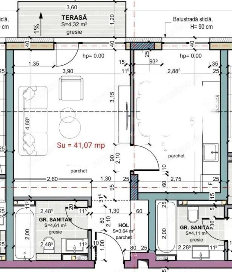 Apartament 2 camere, comision zero, zona Terra Oasului - 4