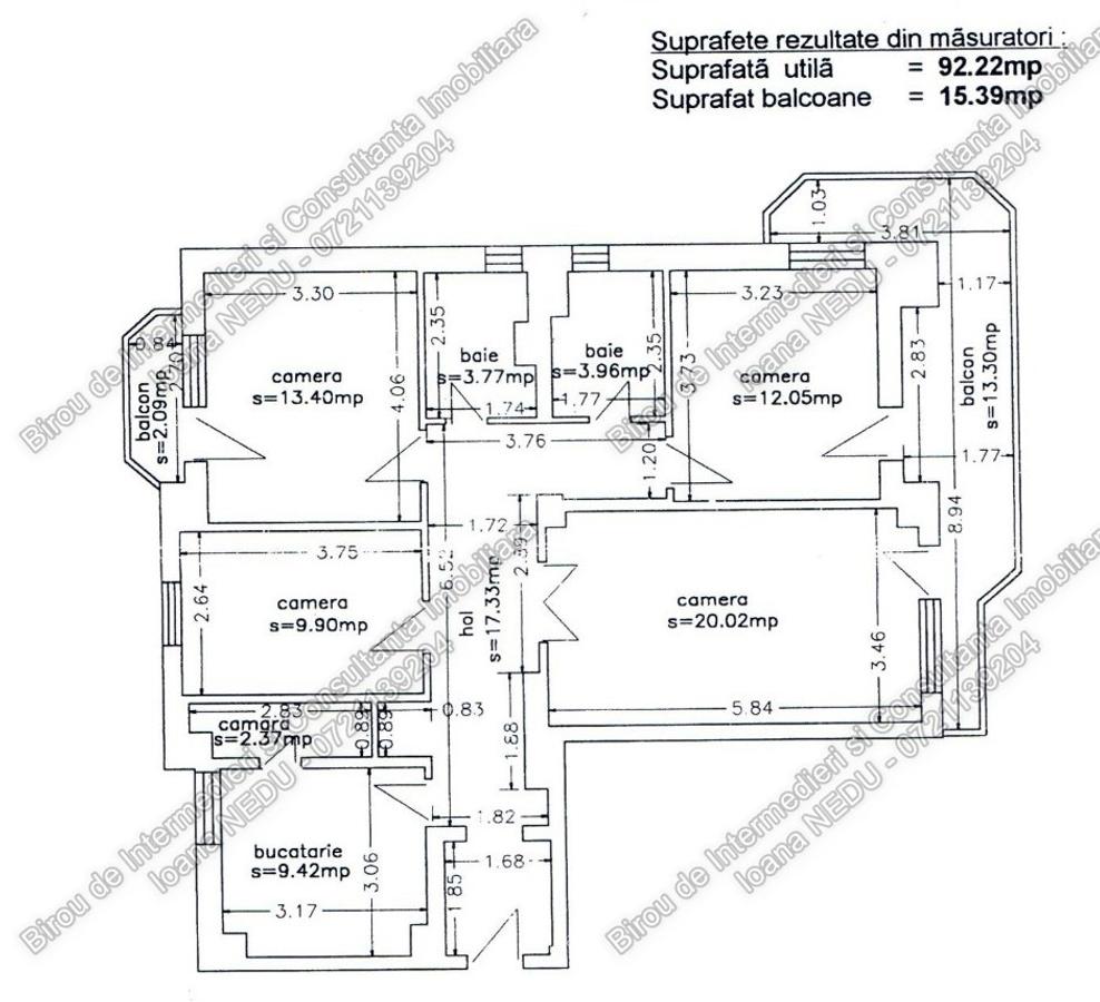 ► Trocadero 4 Camere Confort Maxim 108m² Mobilat Utilat Izolat Centrala pe Gaze - 16