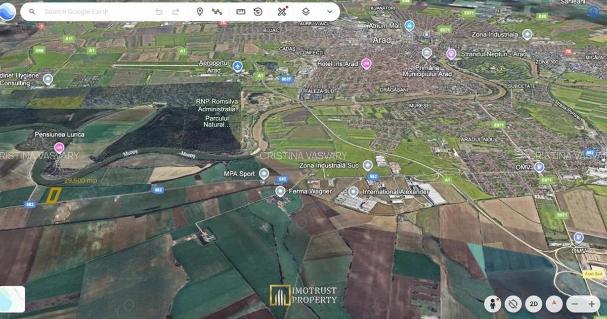 Teren industrial 29.600 mp acces direct la Autostrada A1, Arad - 2