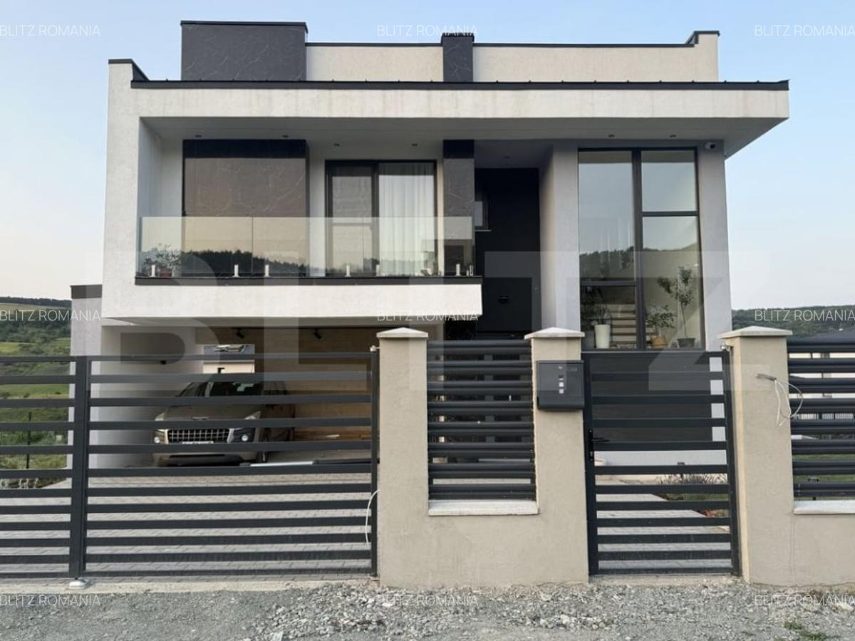 Casa P+E semifinisata cu panouri solare si pompa de caldura zona Roata Faget - 1