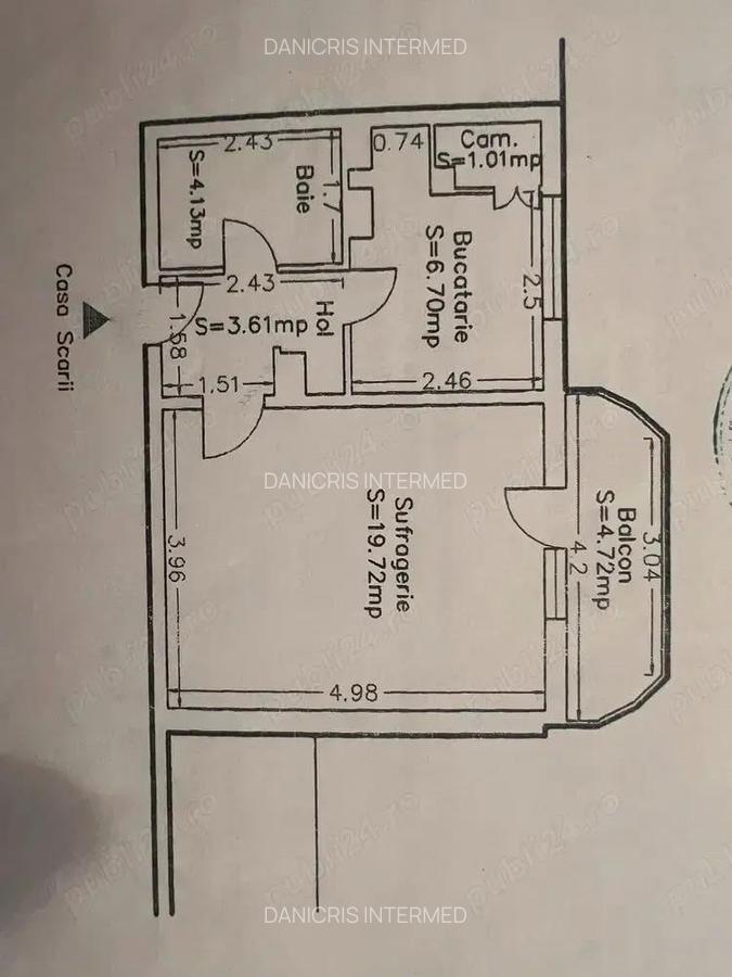 Garsoniera decomandata - Inel II - Institutul de Marina - 4