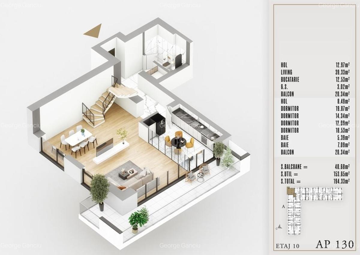 Apartament cu 5 camere decomandat în Theodor Pallady - 1