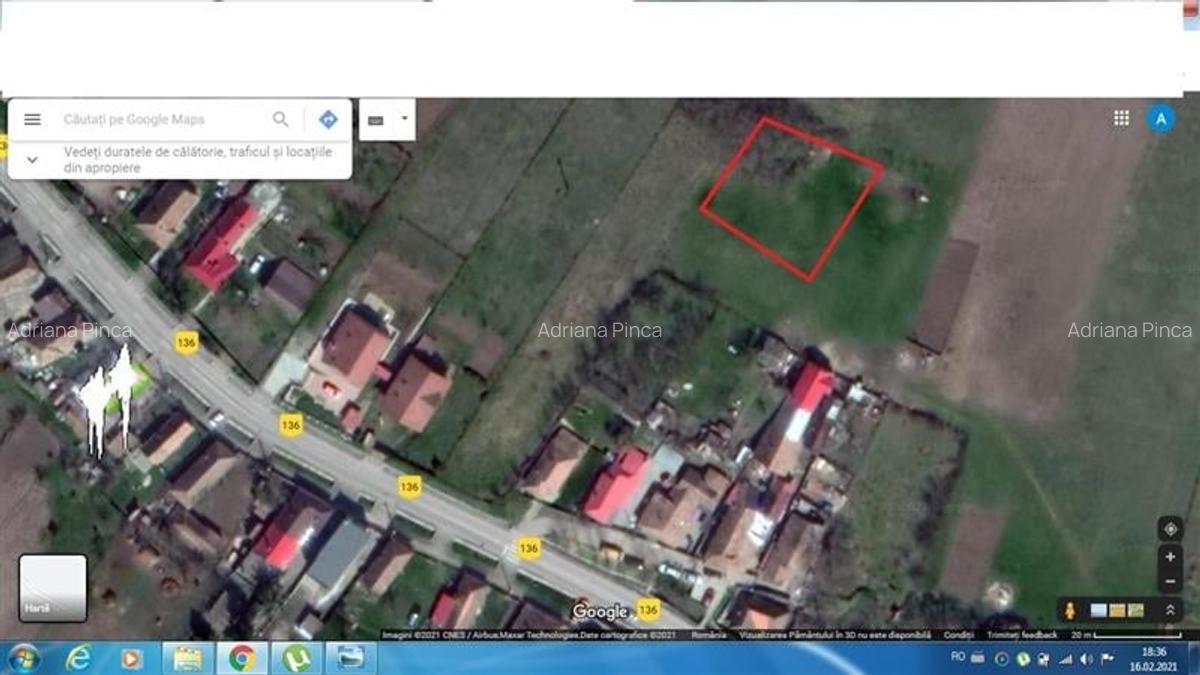 De vanzare, teren 1750 mp Remetea/Mures - 2