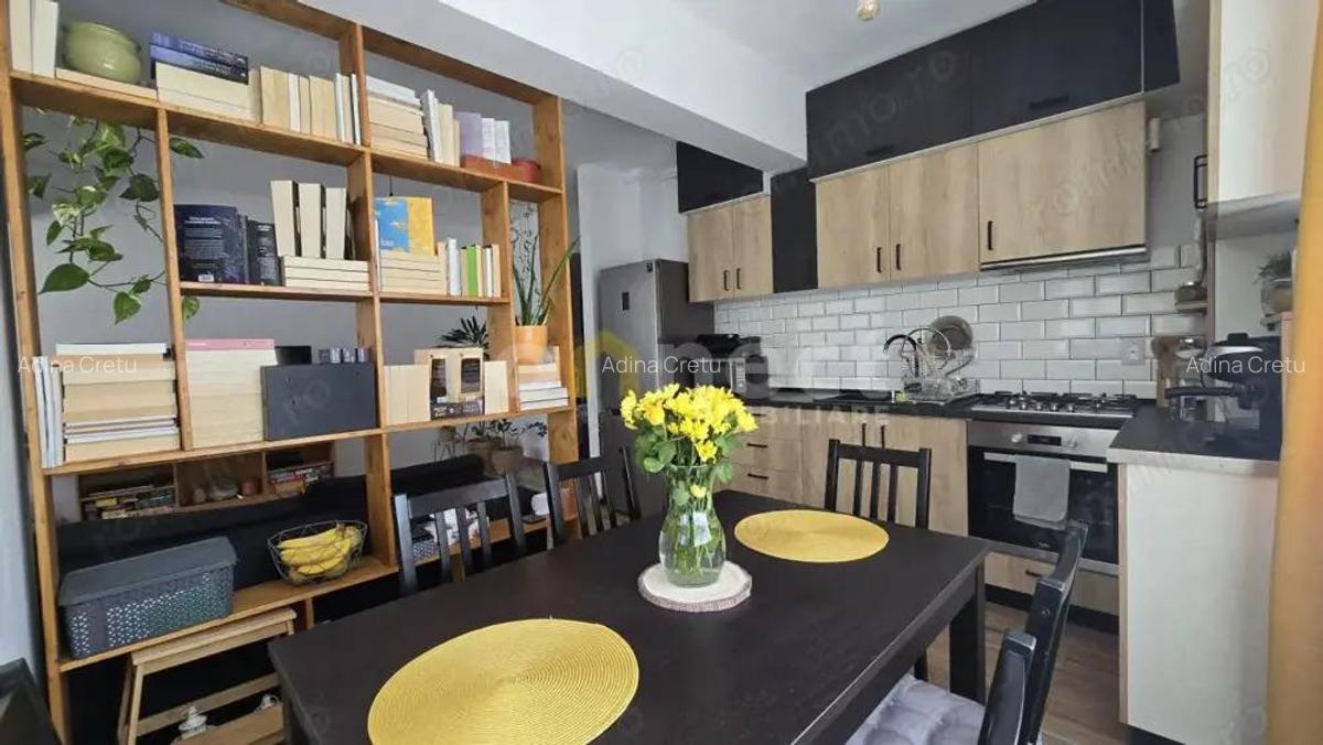Apartament de 3 camere, 2 dormitoare, 2 bai, logie, mobilat si utilat. - 4
