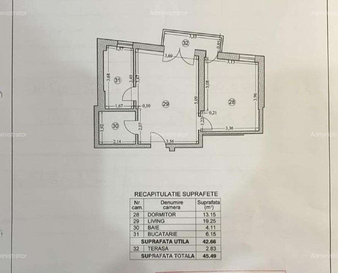 TIMPURI NOI, 2 CAMERE LUX, ETAJ 3, 50 MP, COCHET, BLOC 2020, GARAJ - 11