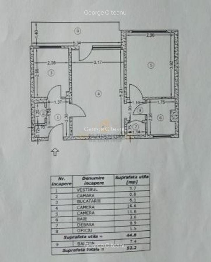 Apartament 2 camere de vânzare, 4/9, zona Obregia-Berceni, Comision 0% - 4