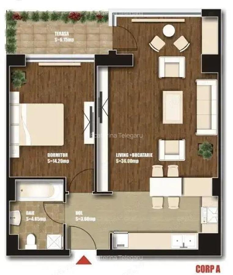 Apartament 2 camere, centrala proprie, Bd Ferdinand - 5 min metrou Iancului - 5