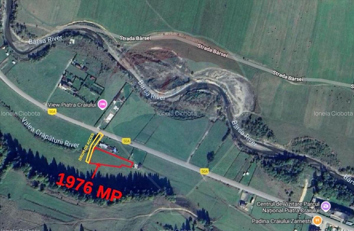 Teren intravilan de vanzare 1.976 mp, Zarnesti, zona ... - 1