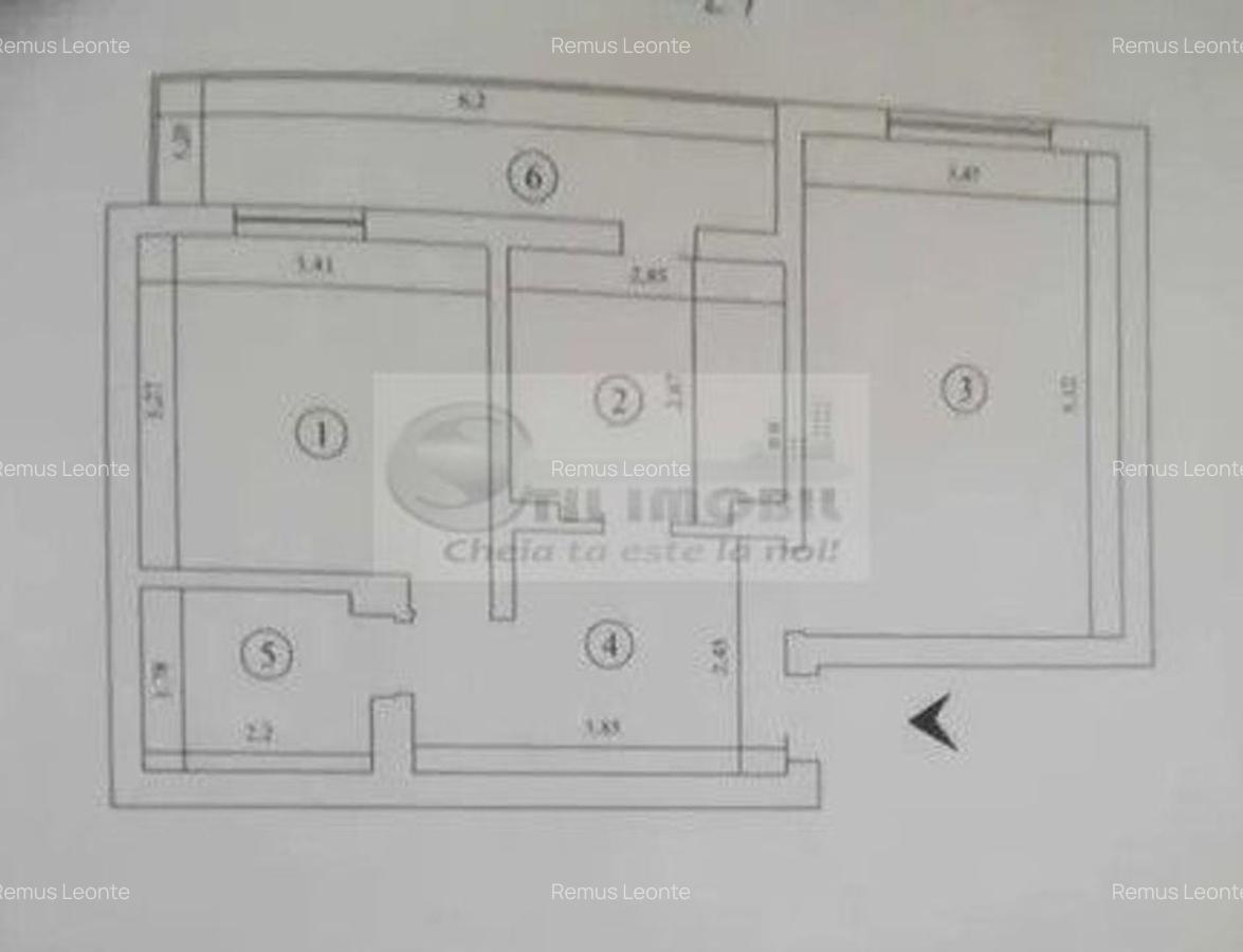 Apartament cu 2 camere, 58 mp, decomandat, Lidl - Moara de Foc - 8