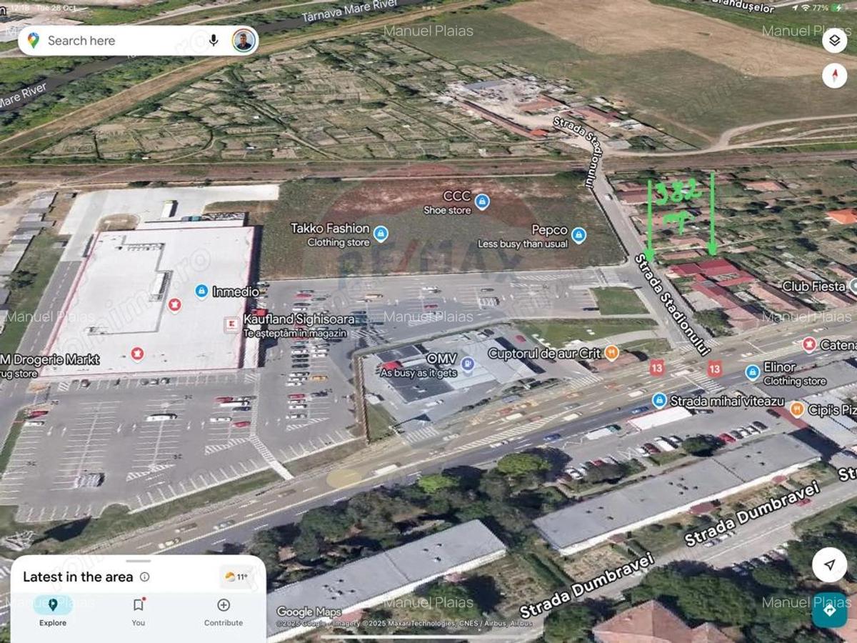 Teren cu cladire pretabil spatiu comercial Sighisoara - 1 Teren cu cladire pretabil spatiu comercial Sighisoara - 1