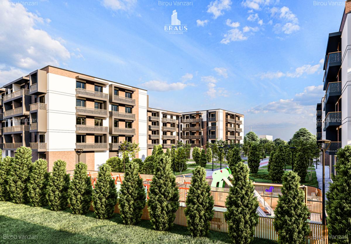 BRAUS CONFORT - Apartament Tip B - 1 cameră decomandat - 1 BRAUS CONFORT - Apartament Tip B - 1 cameră decomandat - 1