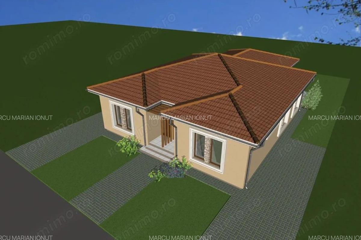 Duplex pe parter, 3 camere, 87 mp utili, teren 300 mp Urseni - 6