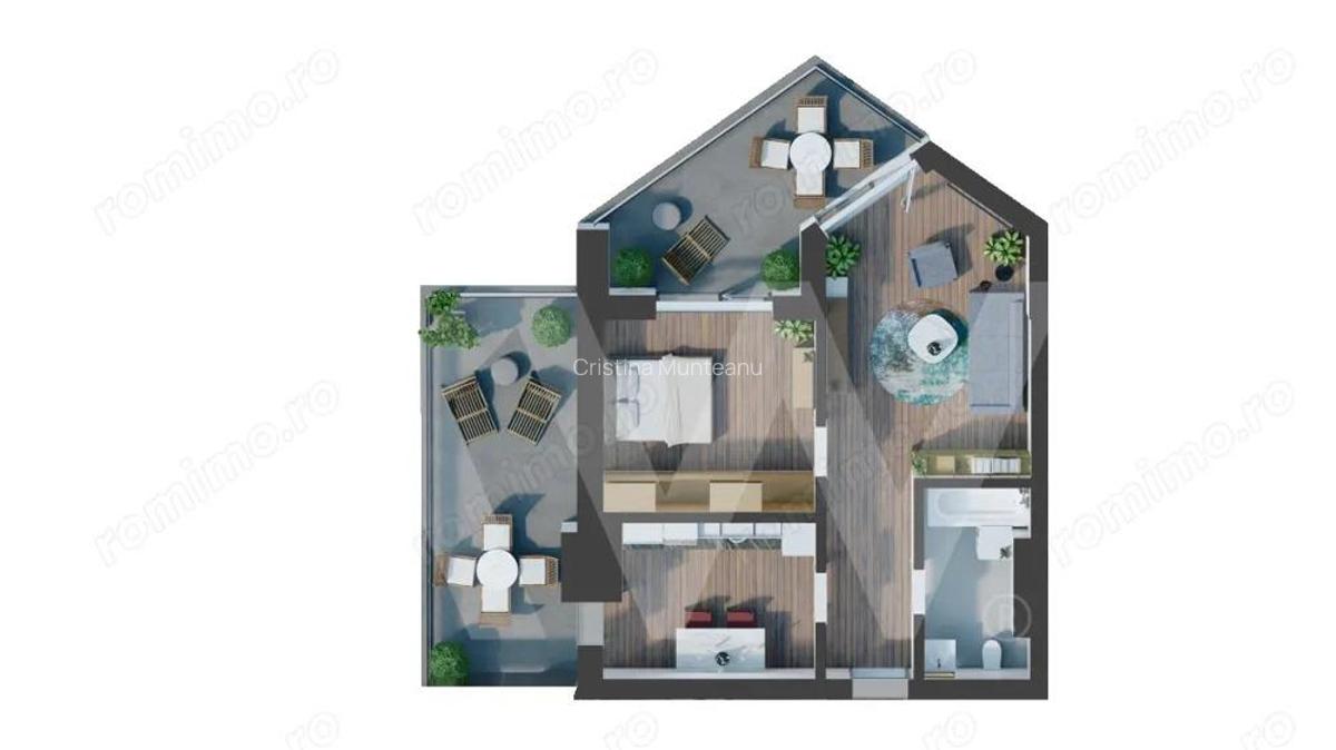 Rafinament, lumina ?i doua terase cu personalitate - 12