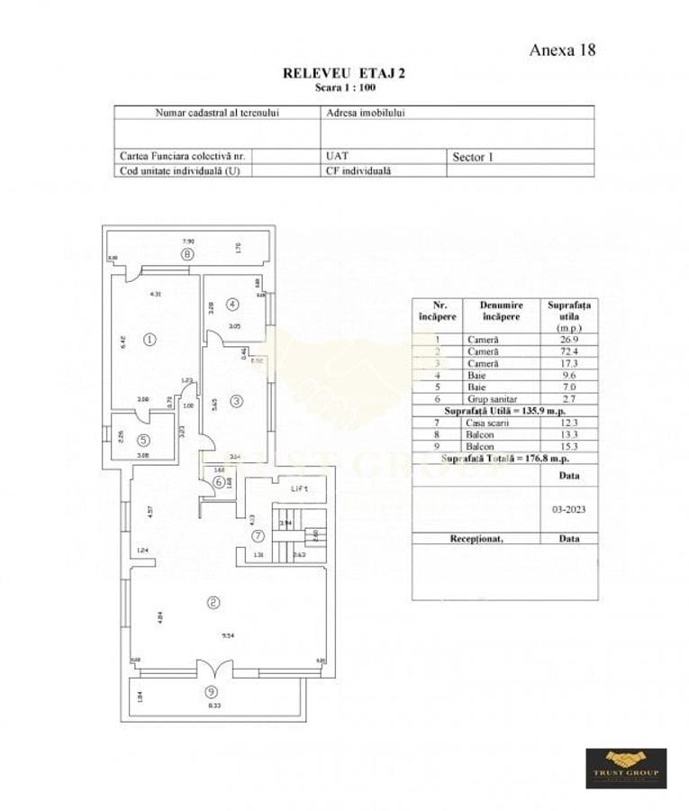 Apartament 3 camere | Terasa | Loc de parcare | Arcul de Triumf-Kiseleff - 7