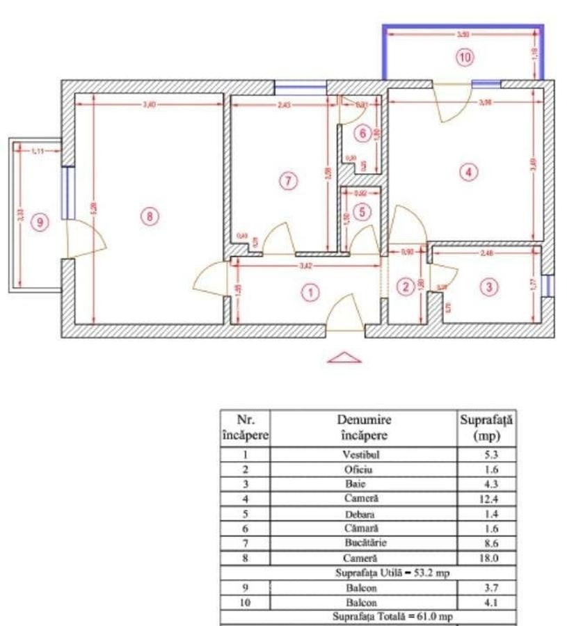 Apartament 2 camere / Beller / Ideal birouri - 6