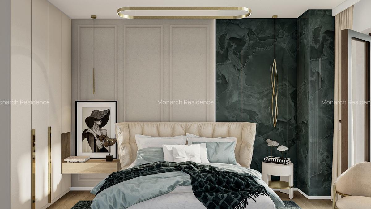 3 camere, vedere pe 2 parti, 2 bai - MONARCH RESIDENCE - 8