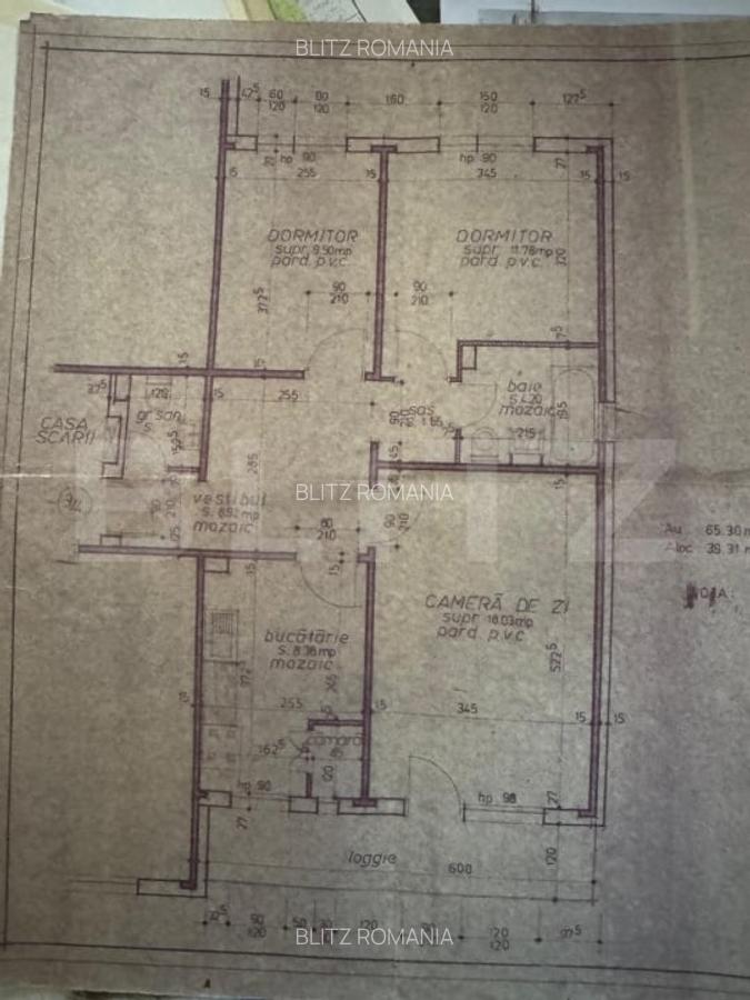 Apartament 3 camere, 72 mp, zona Dacia - 12