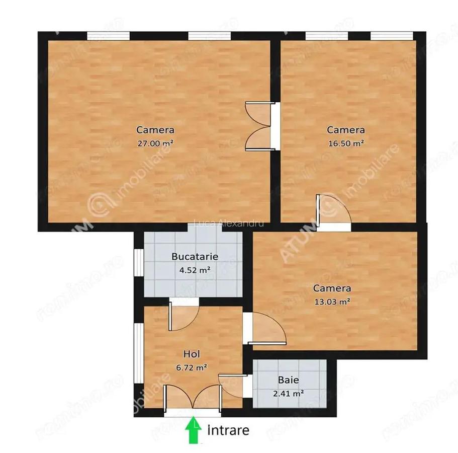 Apartament la casa cu 3 camere pivnita zona ultracentrala Sibiu - 7