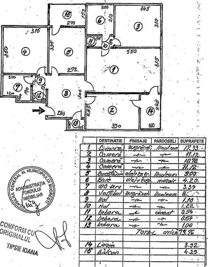 Apartament 4 camere Soseaua Berceni /an 1981 - 11