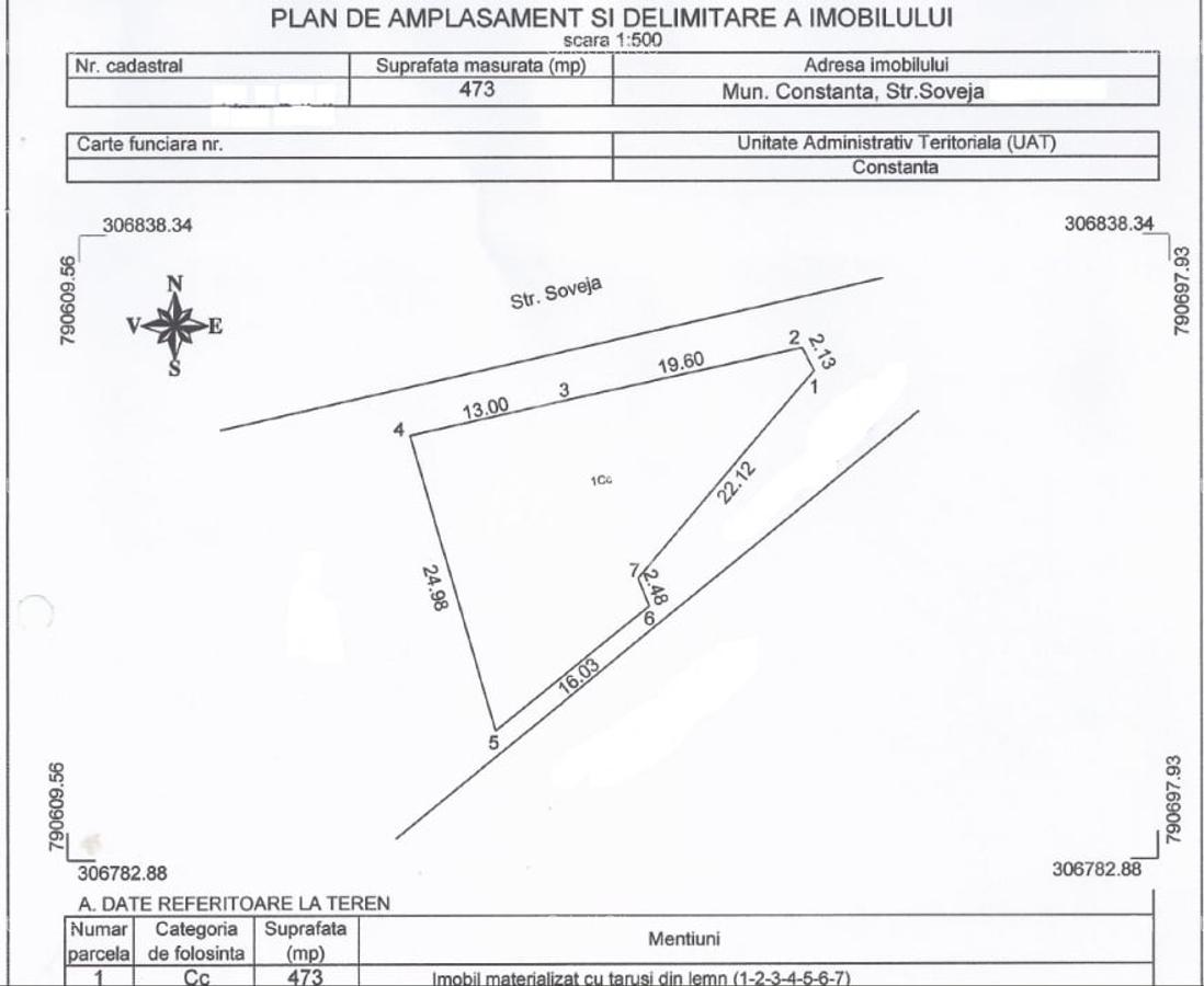 Teren de vanzare 473 mp - Tomis III, City Mall - 1