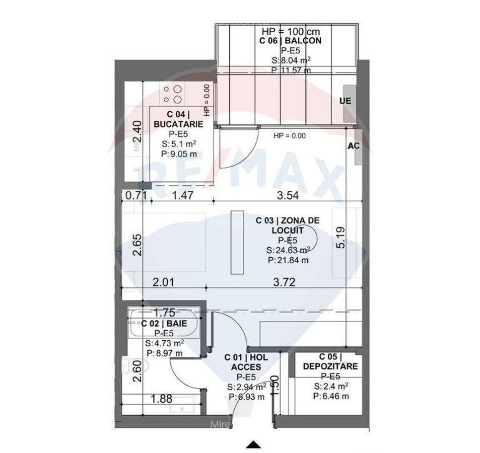 Vanzare APARTAMENT CU 2 CAMERE-DEZVOLTATOR - 1