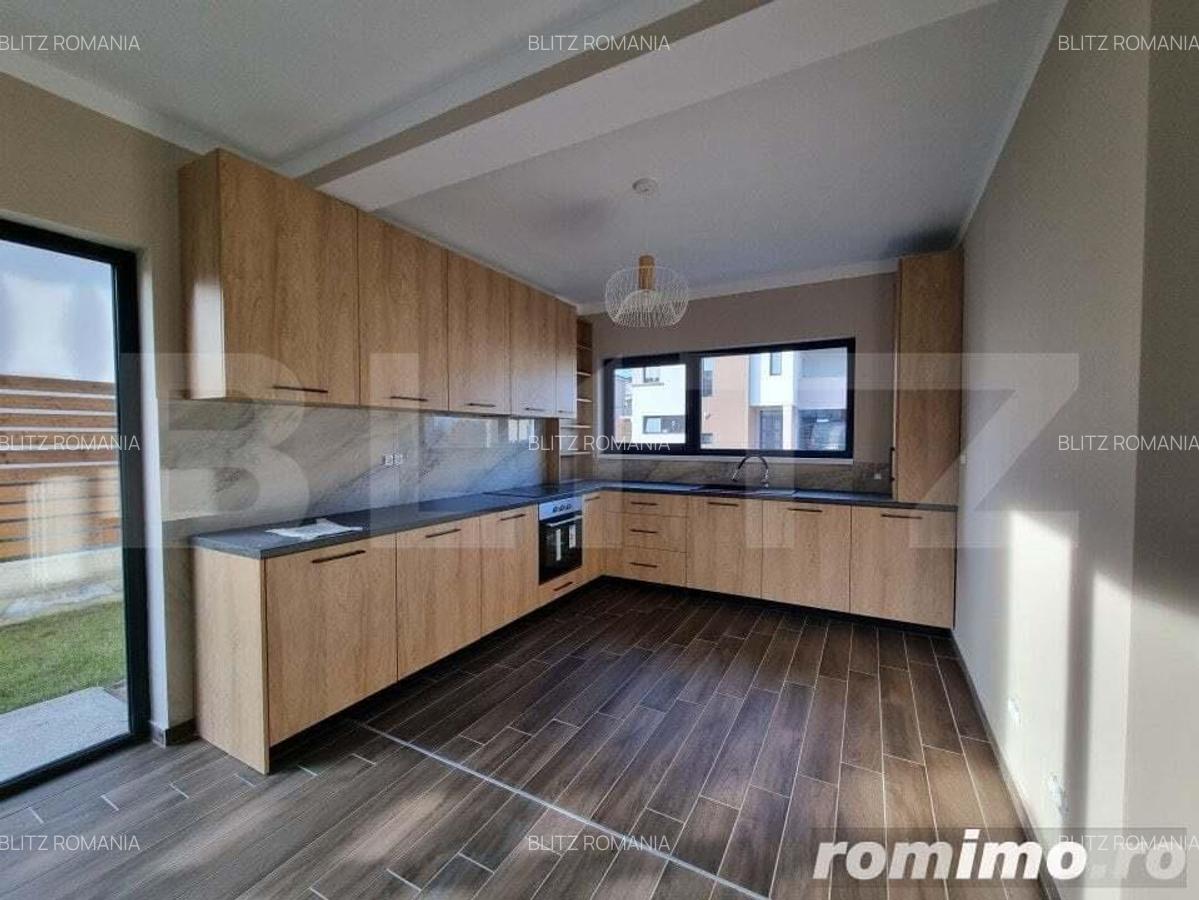 Casa 4 camere, 139mp, curte, terasa, 3 parcari, ansamblu privat, Dezmir - 7
