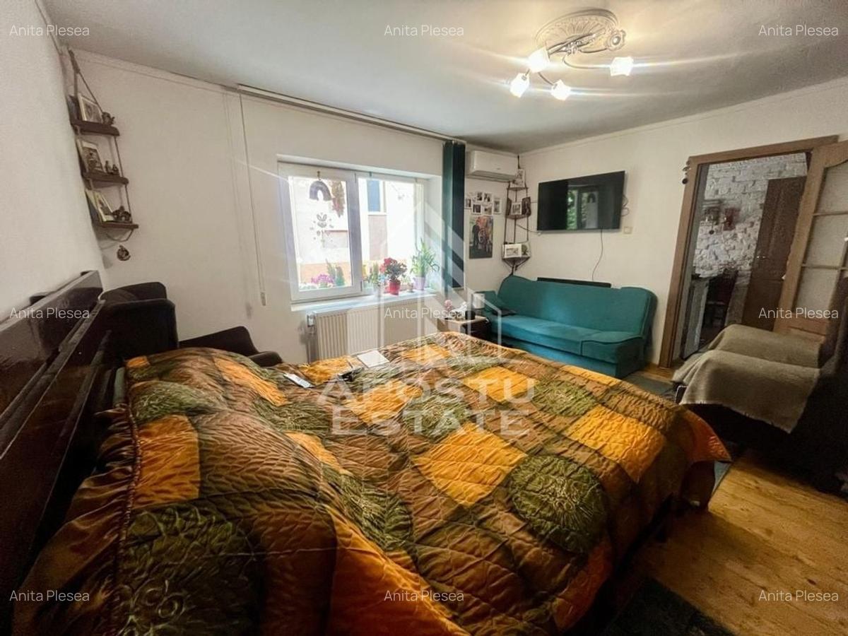 Apartament 1 camera,curte comuna,centrala proprie,zona Saguna - 3