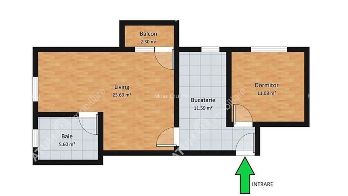 Apartament 4 camere decomandate cu balcon zona Vasile Aaron in Sibiu - 6
