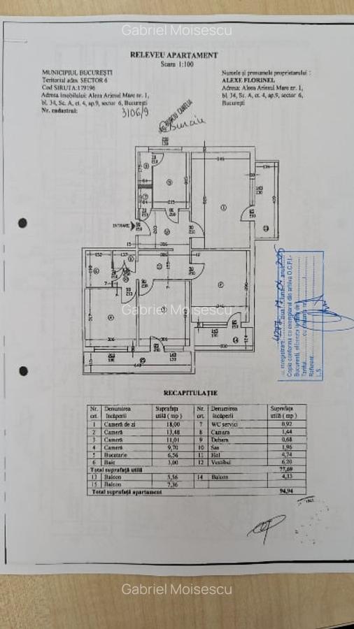 Apartament cu 4 camere decomandat în Lujerului - 16