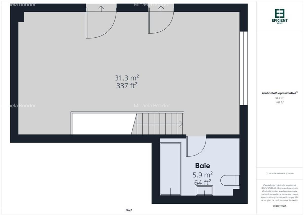 Rate la Dezvoltator - Penthouse 3 camere  - Timișoara Zona Șagului - 13