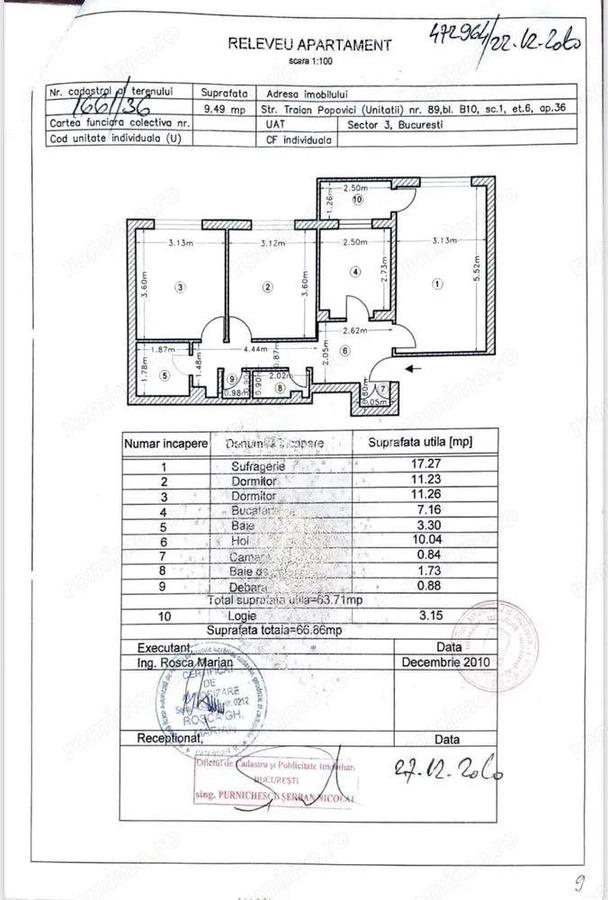 Apartament 3 camere zona Baba Novac - Mihai Bravu - 2