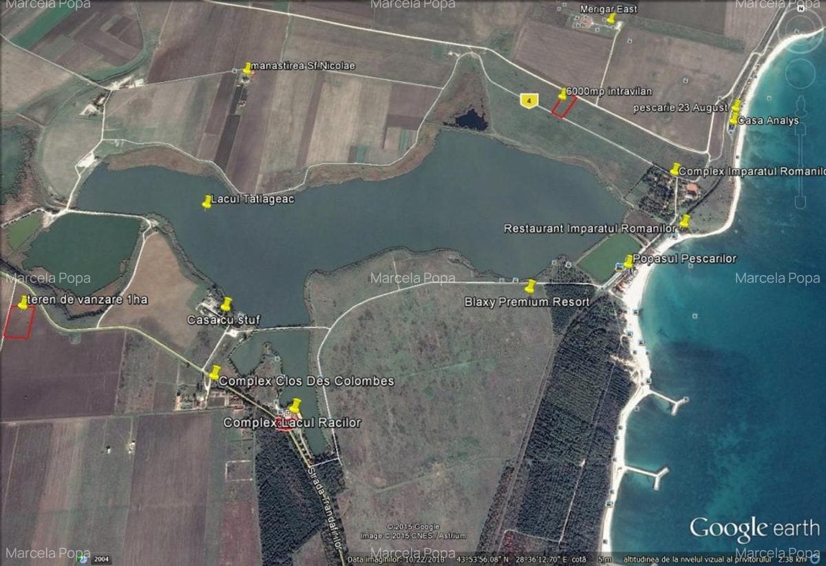 23August - Teren intravilan  6000mp 2fronturi de 46m  aproape de lac si mare - 4