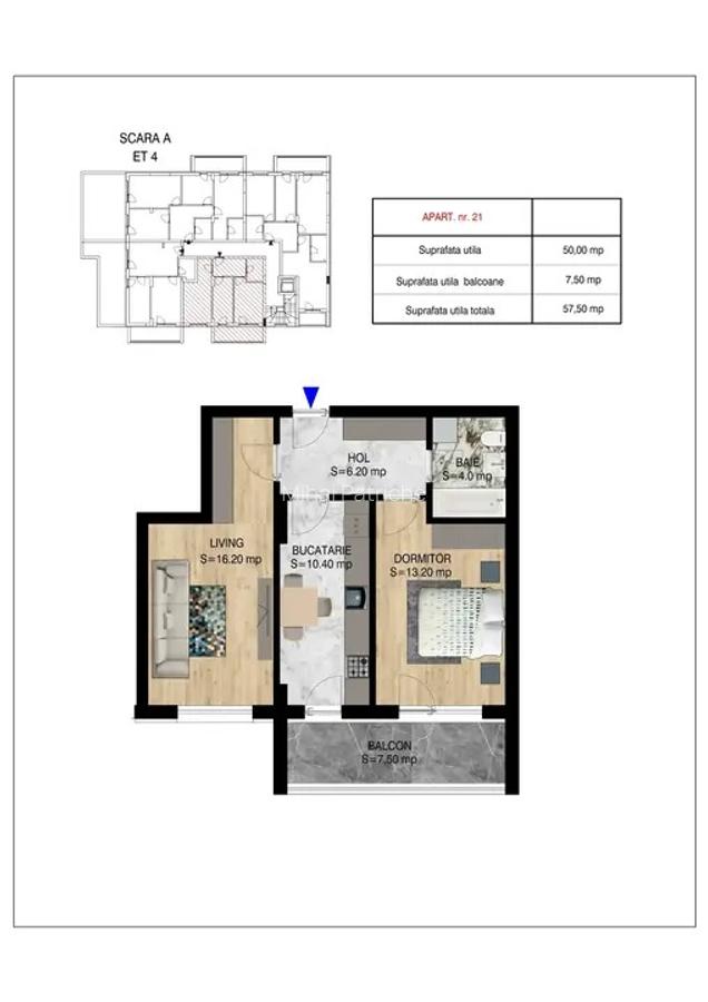 2 Camere decomandat, dezvoltator, 15 min metrou, Theodor Pallady - 4