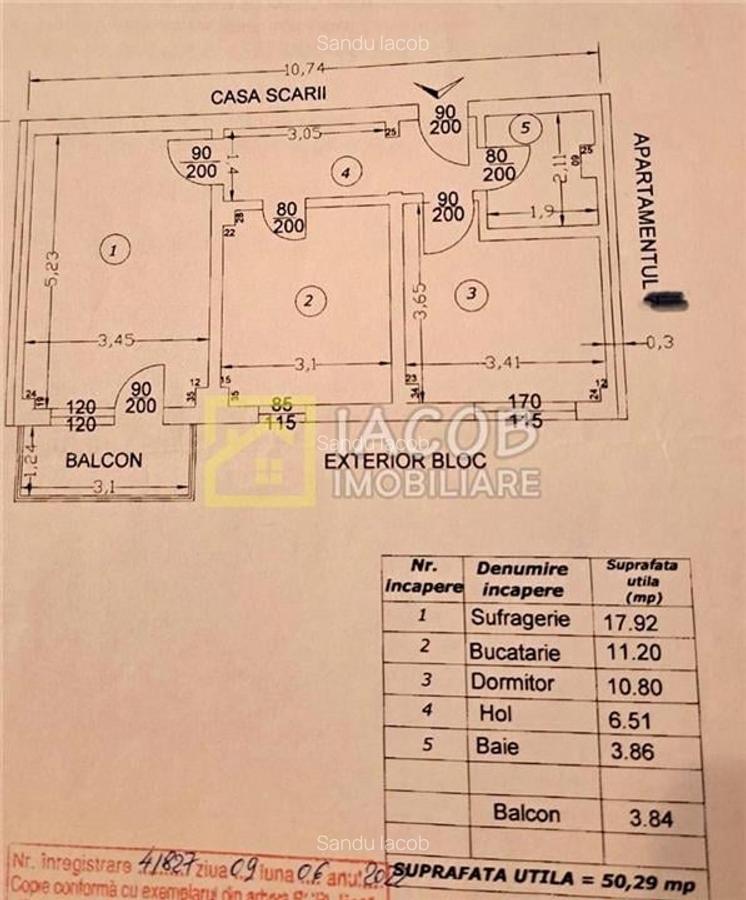Apartament doua camere decomandate, etajul 1, strada Energiei, Bacau - 14