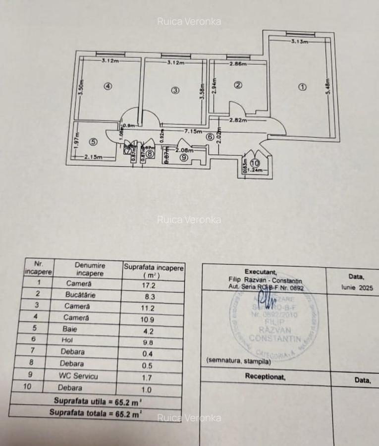 Apartament cu 3 camere decomandat în Crângași - 1