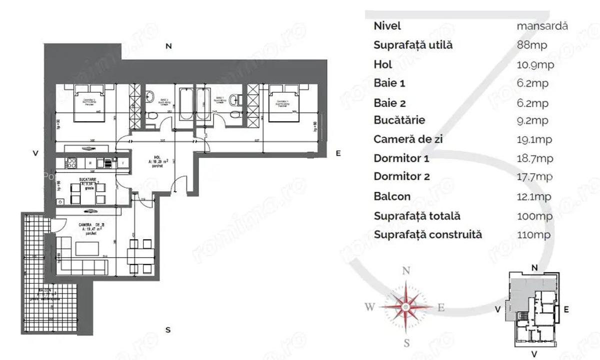 Comision 0% I Pret cu TVA inclus I Apartament 3 camere fabulos! - 17