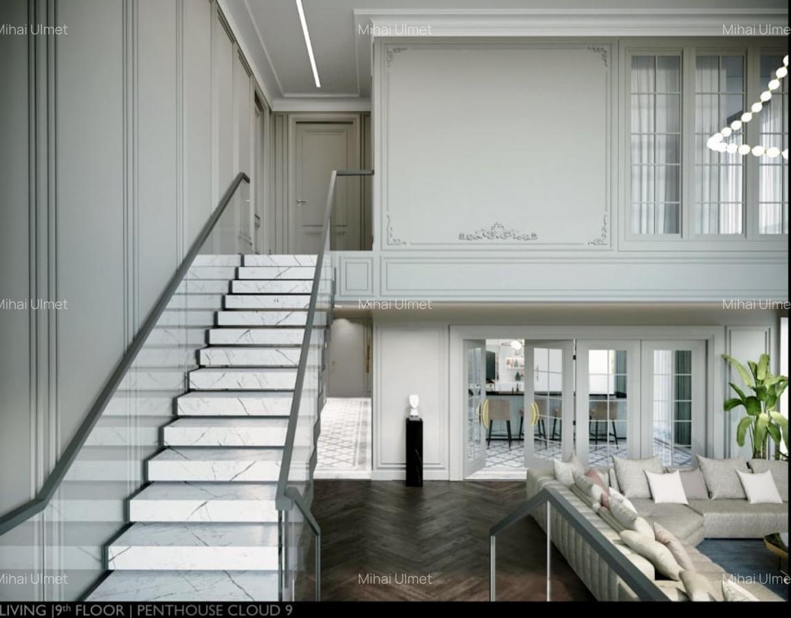 Com 0%| Cloud9 Residence | PENTHOUSE RAFINAT 800 mp cu 4 locuri parcare | - 2