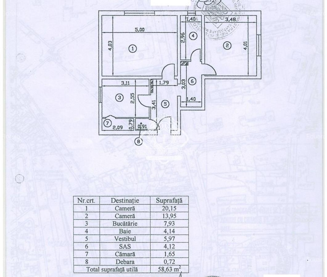 Apartament 2 camere decomandat parter bloc 1989 | Vitan Mall - 6