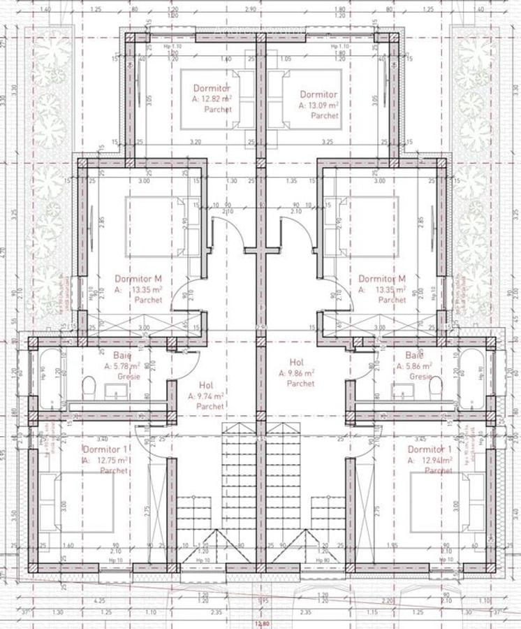 Sacalaz, 1/2 Duplex P+E, 4 Camere,2 Bai,Proiect Modern - 8