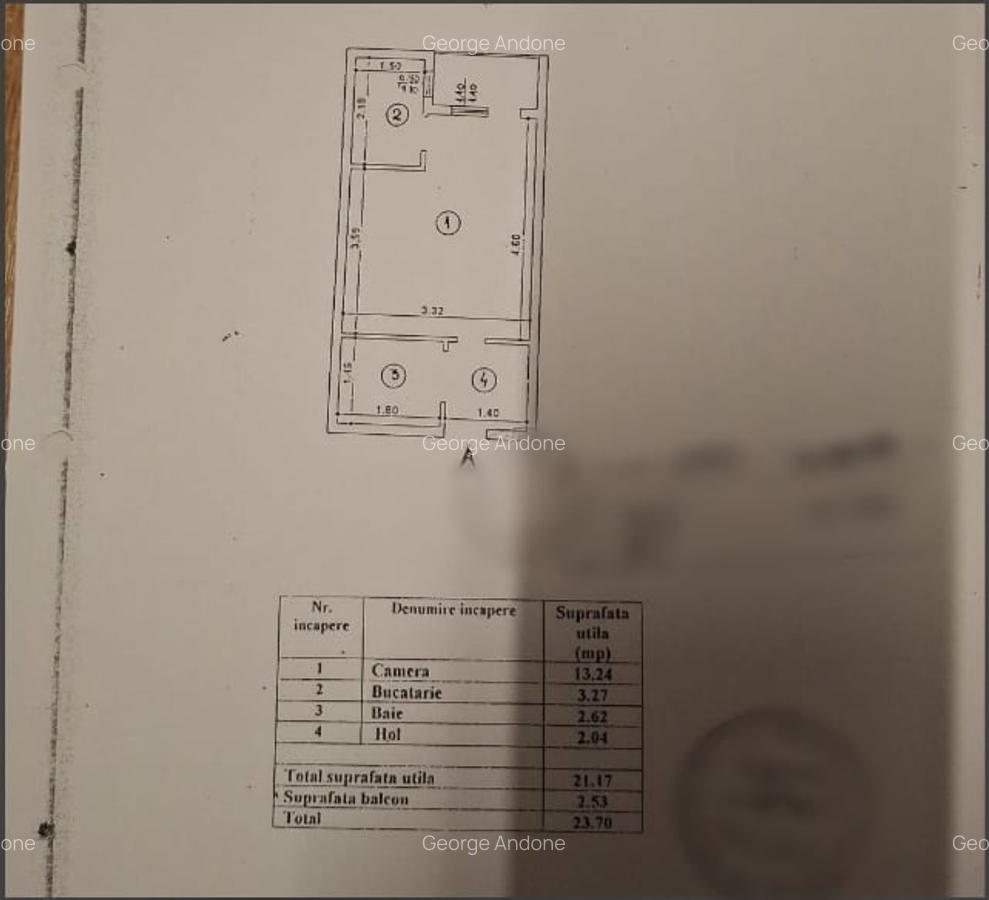 Garsonieră decomandată, mobilată în Alexandru cel Bun - 1