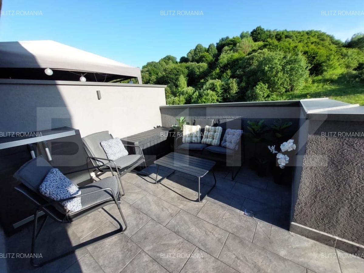 Penthouse cu priveliste spre padure, cu 2 parcari, etaj retras, 77 mp utili - 18