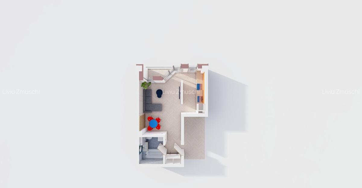 Apartament 1 cam nou 34 m | Comision 0% - 1250 m2 - Pret promo Visani - 5