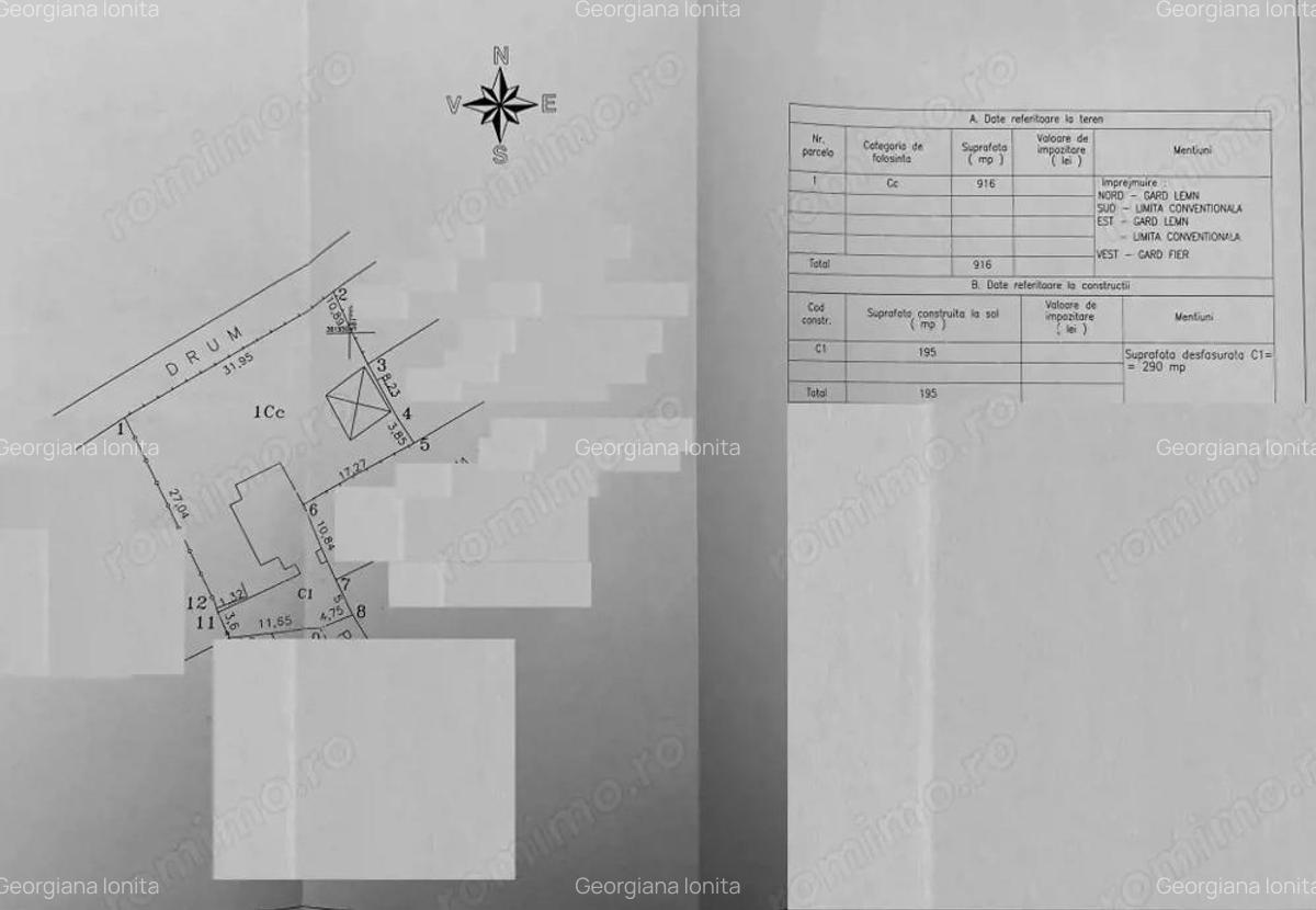 Oportunitate investitie! Ultracentral, Teren intravilan 916 mp - 2