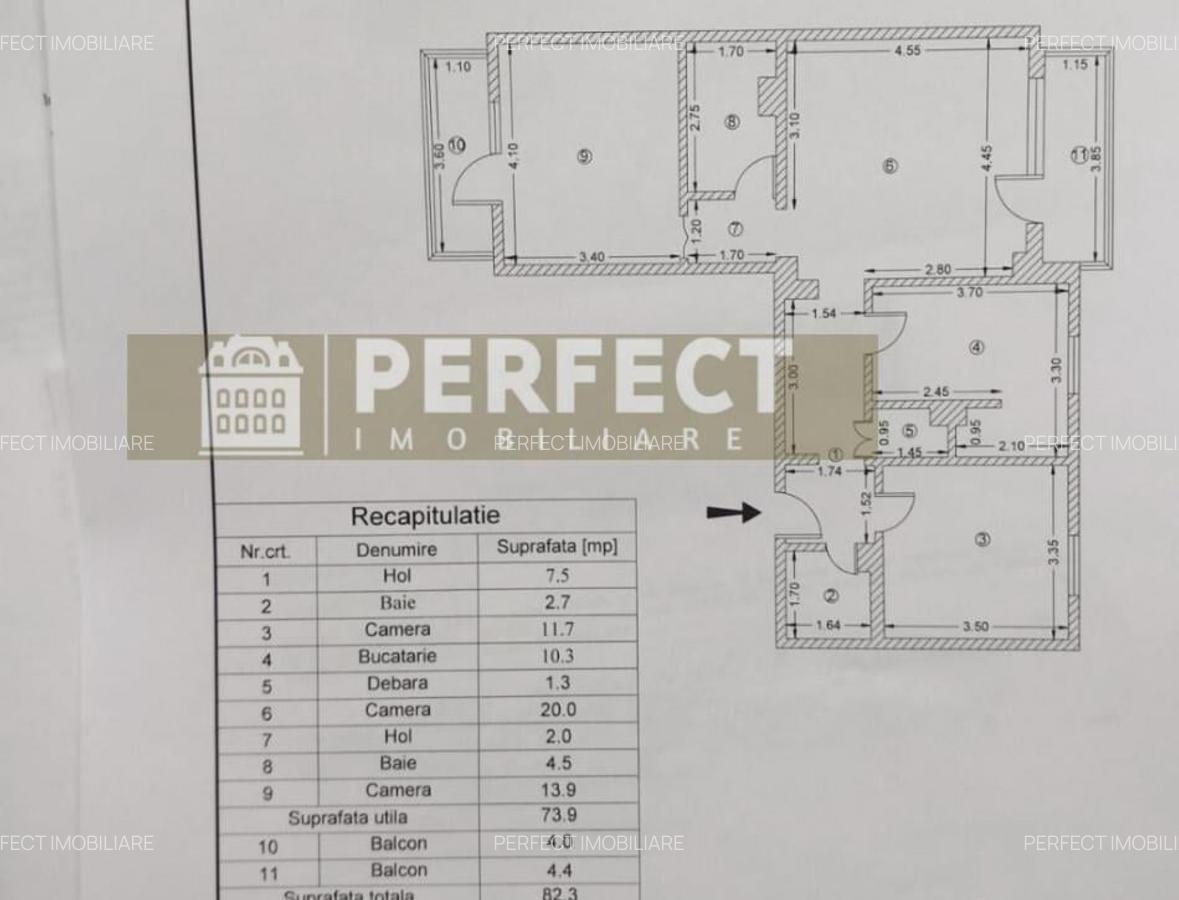 Ap.3 camere ETAJ 3 , pret 83500 euro, zona Mihai Bravu-Maternitate - 15