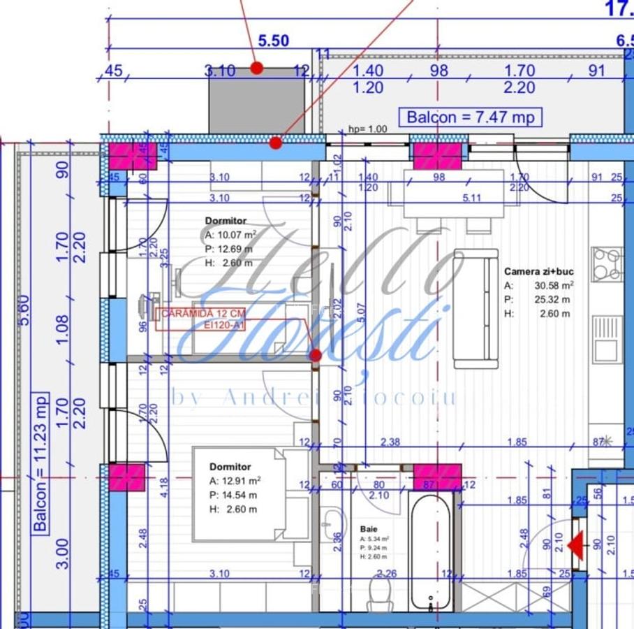 Apartament cu 3 camere, terasa si balcon in Floresti zona Terra - 3