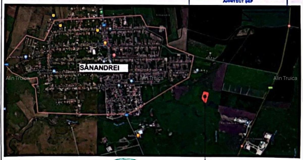 Sanandrei - P.U.Z. finalizat blocuri - 6 parcele - Comision 0 - 1