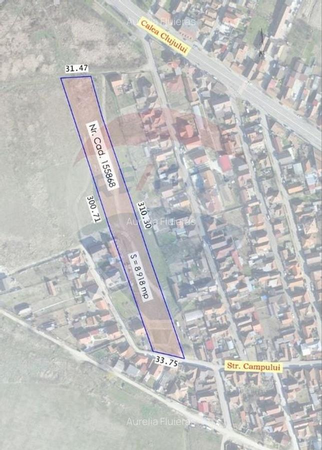 De vanzare Teren 8918 mp intravilan in Oradea -Str. Clujului - 1