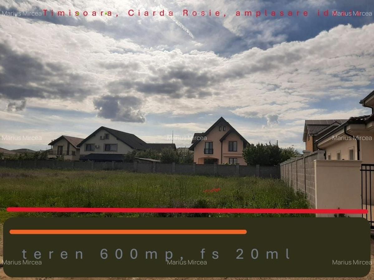 Teren amplasat ideal - Ciarda Rosie, Timisoara - 1