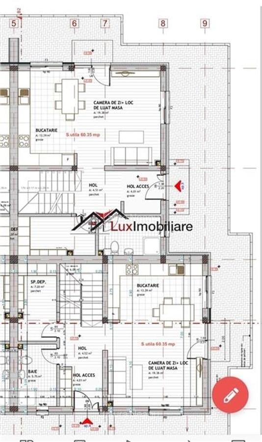 Duplex 4 camere, 120 mp utili,teren liber intre 50 si 150 mp. Zona foarte buna d - 4