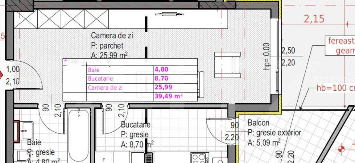 Apartament cu 1 camera + bucatarie inchisa , Soporului - 1